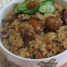 麻油香菇栗子油饭